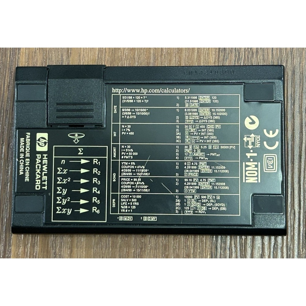 Hewlett-Packard HP 12C Scientific Handheld Calculator With Case - Picture 6 of 10